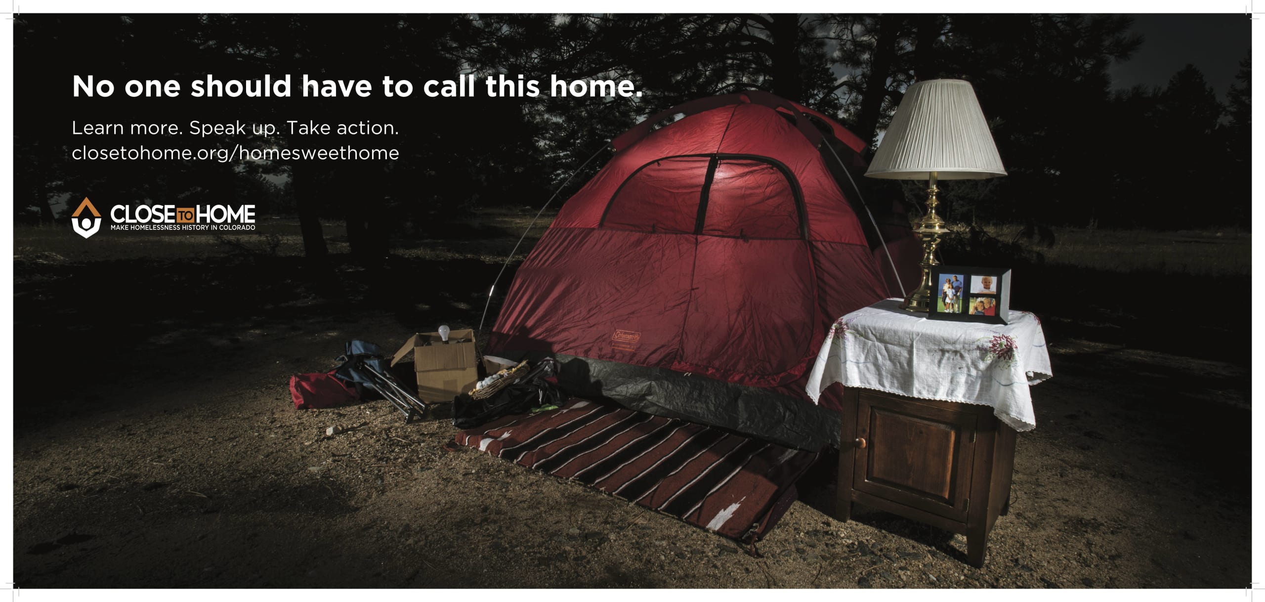 Close to Home Tent Ad Close to Home Tent Ad